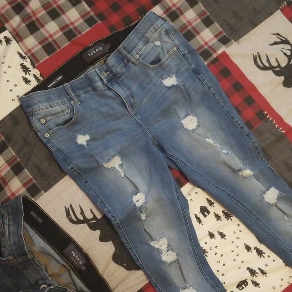 Torrid bombshell skinny Jean's
